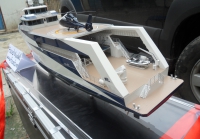 custom made model of 63m cargo yacht